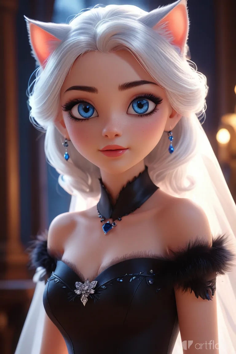 Cat Girl
I have a ton of AI generated images, but it took over a year for the algorithms to render properly beautiful cat ears
