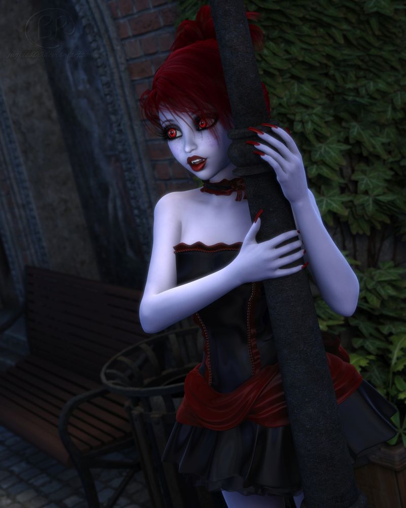 Succubus Longing
Had this crazy idea during the Halloween Vampire shoot, about ways for each doll to intice "victims" to come over to them <3
