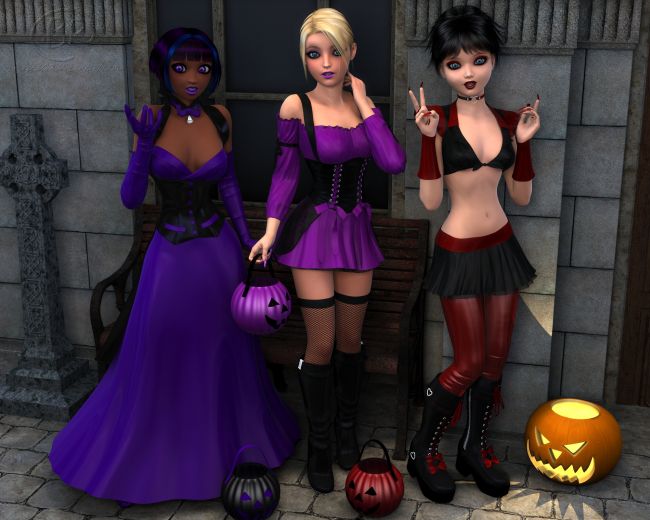 Trick Or Treat 2020
*TOTW Winner Wk of 10/31/20*

2020's official Trick-or-Treat Cuties!
Zoe, Sarah and Roberta 💜💜💜
Keywords: TOTW Winner 10/31/20
