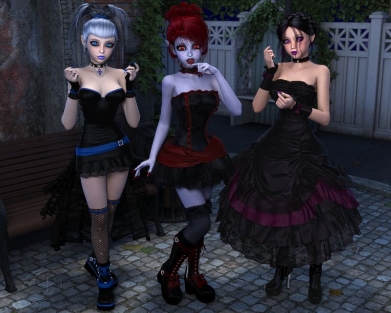 Vampires' Night Out
Left to right: Velina, Drusnia, Nyssa
