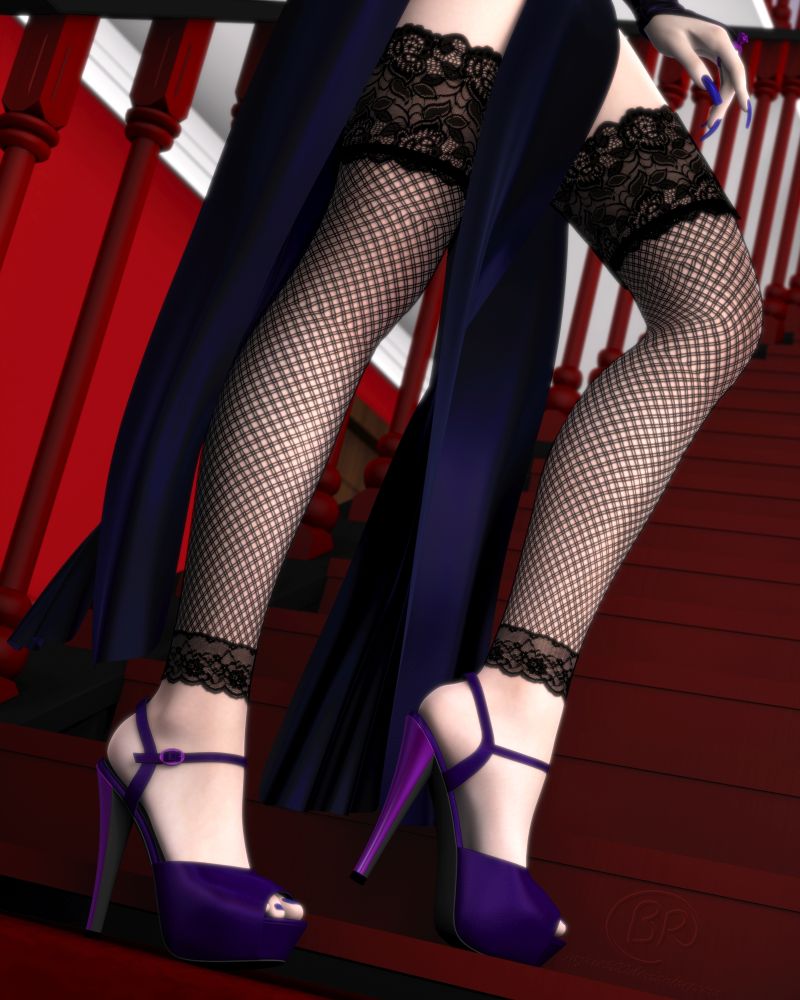 Nightwalker
Thought it would be fun to render a closeup of Ivy's stockings <3
