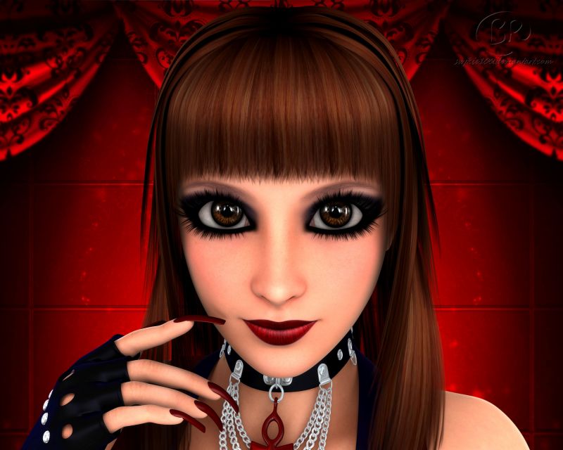 Dark Gaze
Inspired by Julieann's new Facebook profile picture. I love her gaze <3
