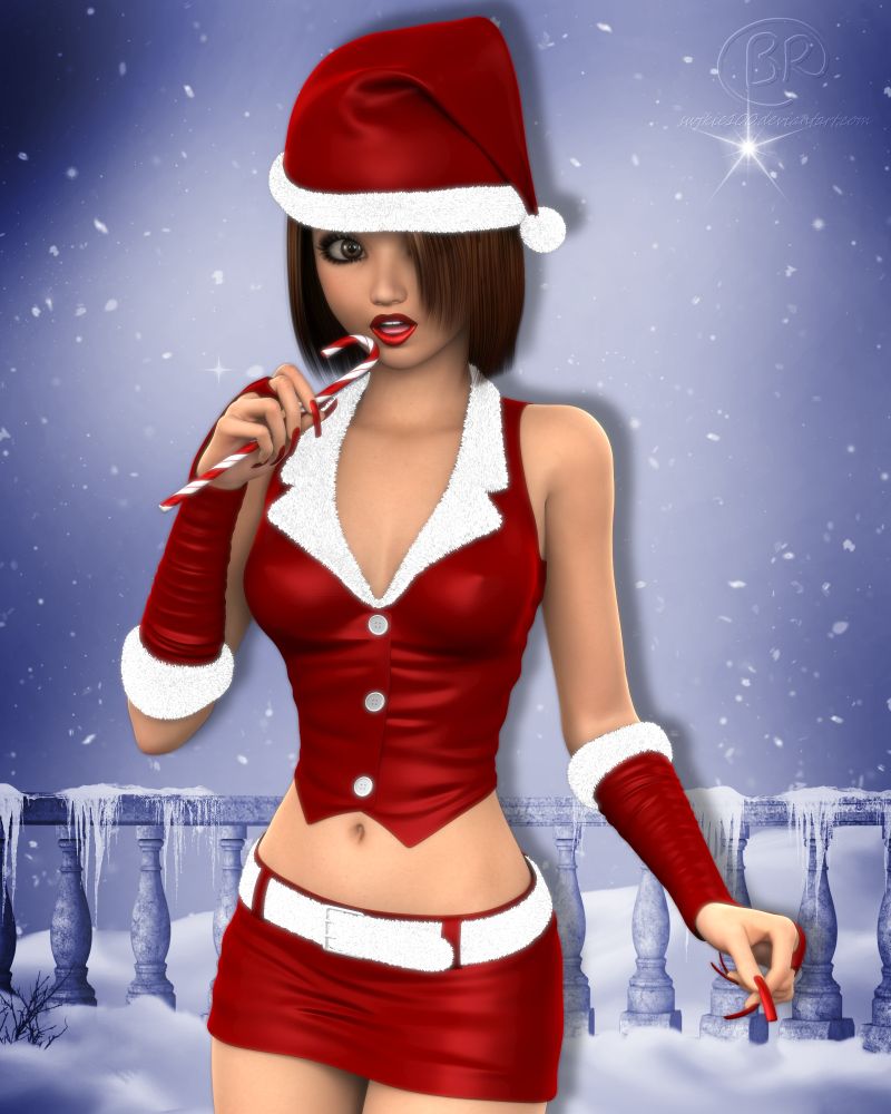 SexyCute Helper Krista
Krista with her candy cane
