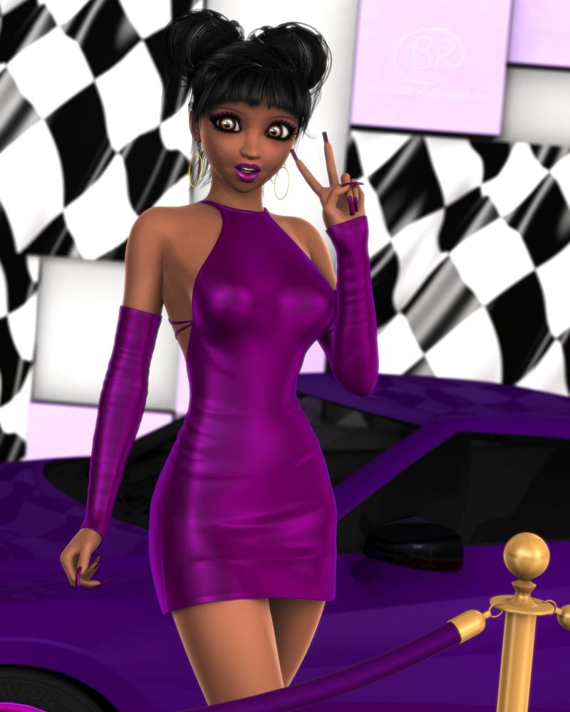 Purple Power
Part Two, a revisit of an old render, now featuring Zoe
