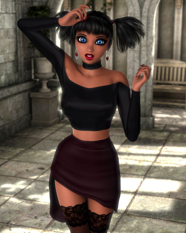 Sweet And Shy
Just Zoe! I completed a very long series the other day, don't want to spam it here and I am unclear on where to post any of it due to subject matter. Anyway, I now have a short fun series to do with Zoe :)
