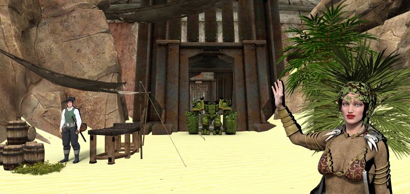 Arena Tale 1
Finaly works, I will have to think name for arena and background and names for story :), i will write more later, girl looks good now but still need to do eyes and lips....
Keywords: Arena Bard Barbarian