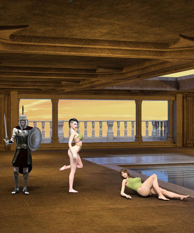 Into Silverthorn Fortress
Got Legion Outfit for G1 this morning, here is first try. This also was my try to enter DAZ Freebie contest but...
