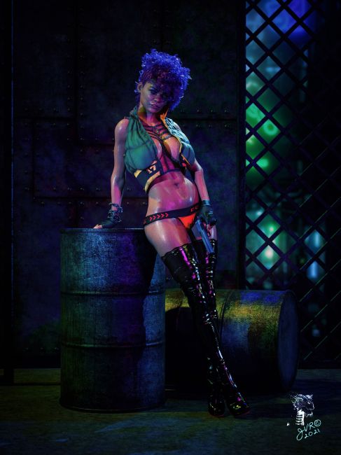Tori
Tori in a cyberpunk setting.
Keywords: DazStudio414 Genesis8Female Cyberpunk boots gun