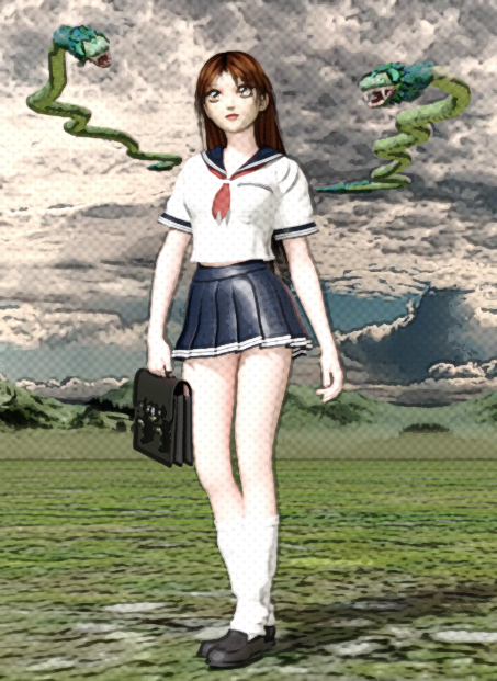 I Have A Strange Feeling That I am Being Followed
Walking home from school Aiko has a strange feeling she is being follow by whom or what?
Keywords: Aiko manga school walk home strange feeling followed school