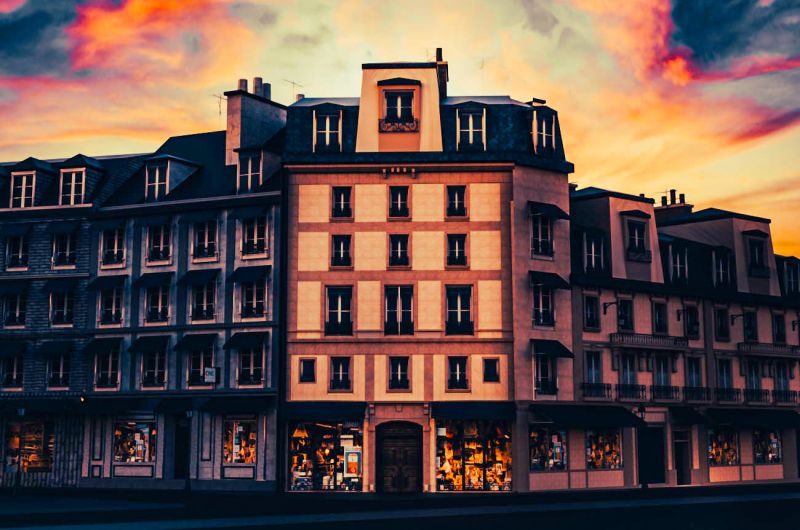 European Street (2nd time around. 
Didn't like the first one, this one I like.  Even though I overworked it.  By telling it was photoshoped.  
Keywords: European Street Background