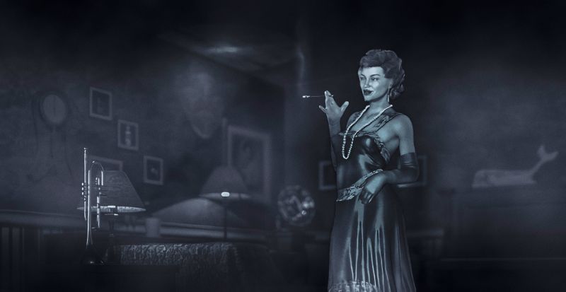 Hot Times in the 1920s
For the 1920s this was a modern independant woman.  
Keywords: 1920s flapper flirting smoking apartment 