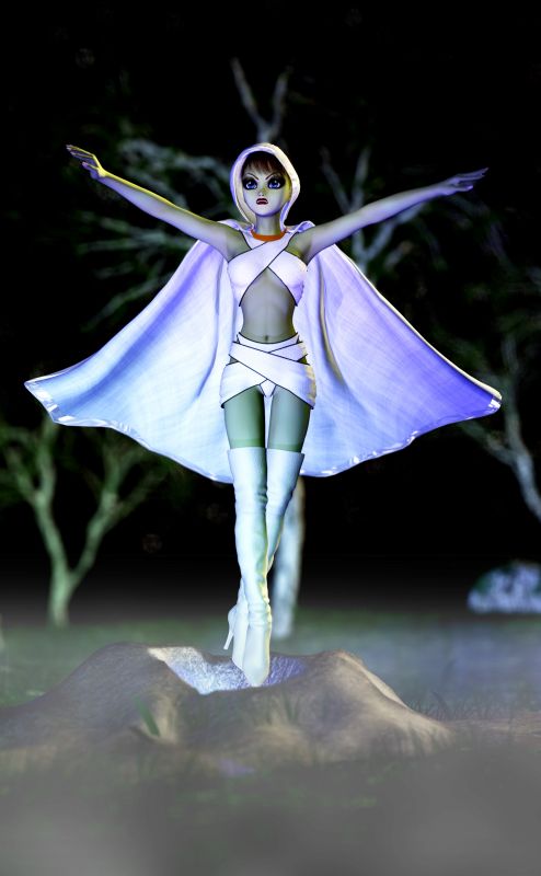 Vengeance 
Using her telekinetic powers, Ayu escaped after being buried alive in an underground chamber that would be her unmarked grave in a remote area.  After being tricked she vowed to get the creep who bury her in the chamber. She thought to herself, "It will be fun to watch that vermin squirm before his final end and burying him here as a just reward."      
Keywords: Unmarked Grave buried alive remote area tricked vowed get creep chamber telekinetic powers escape