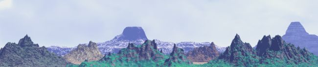 Muddy Mountain Range 
Just having fun with Bryce.
Keywords: Bryce landscape HDRI