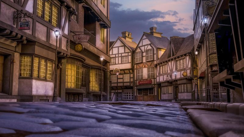 Old Victorian Street - SAOTW winner 02/18/23
View of a Victorian Era Street.   
Keywords: Background Street Victorian Era Street