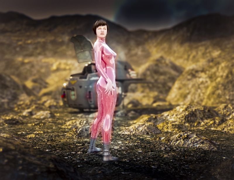 Stranded On A Strange Planetoid
While on a intergalatic pizza run, the ship broke down and our deliver gal was stranded on a planetoid in deep space.  Thankfully there was breathable air and the radio contact was established, but the bad part is the earth ship that recieved the call will take two weeks to get their.  Will her boss charge her for the pizza and soda that was not delivered?  Oh well at least she has 80 pizzas in the ship, 40 gallons of verious sodas on board and 10 bottles of water.
Keywords: Pizza, Soda, Intergalatic, Stranded, planetoid, air