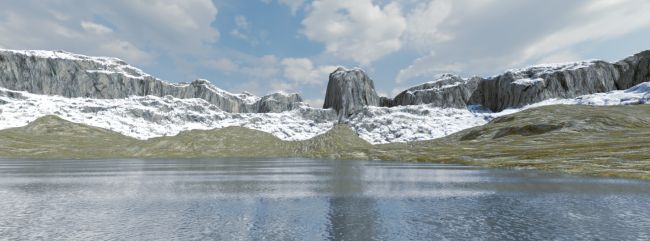 Lake
Landscape of lake and land. 
Keywords: Background, landscape, lake