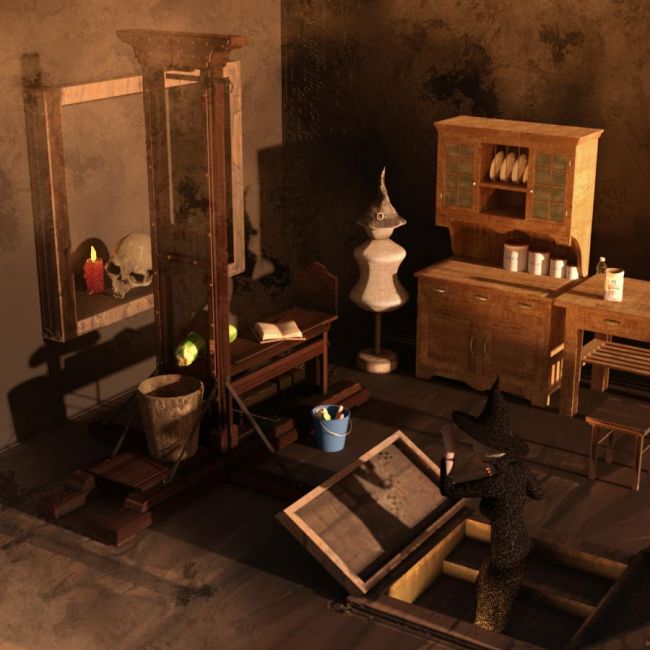 The Vegan Witch
You don't know what to do with the guillotine you just got? Place it in your kitchen, use it for cutting vegetables.
Keywords: guillotine witch