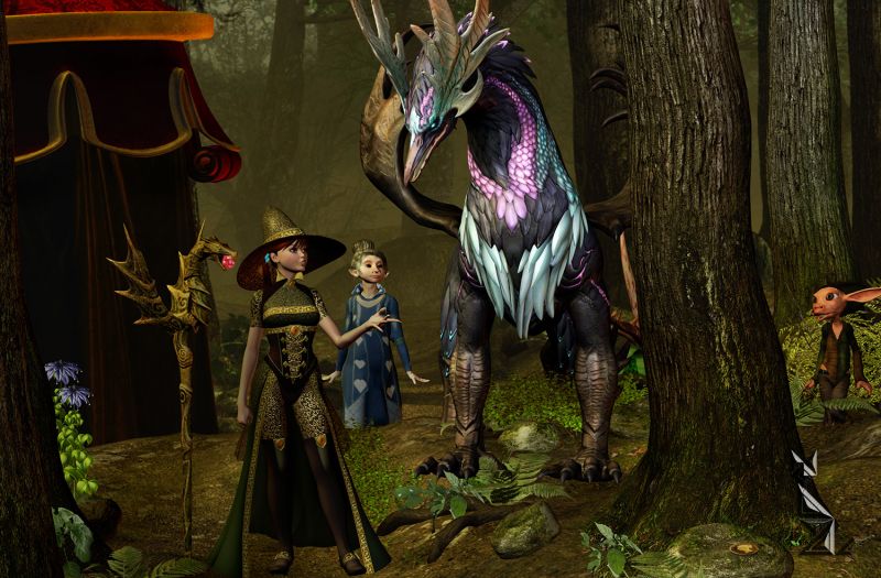 You're safe here
But don't go outside the forest - there are monsters out there!
Using Summoners Orphine.
