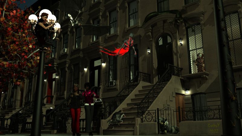 Nobody There
I keep telling you girl, there's nobody following us!
