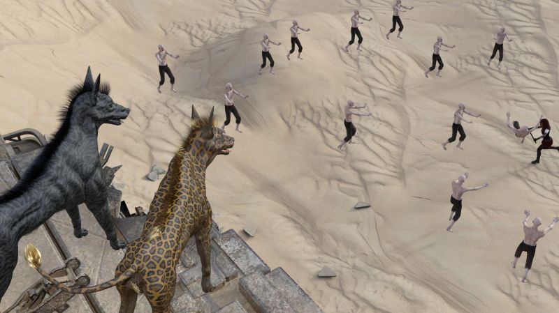 Walkies
Such a joy to see one's pet happily playing and having her healthy exercise!
Keywords: celeste carnage walkies wastelands