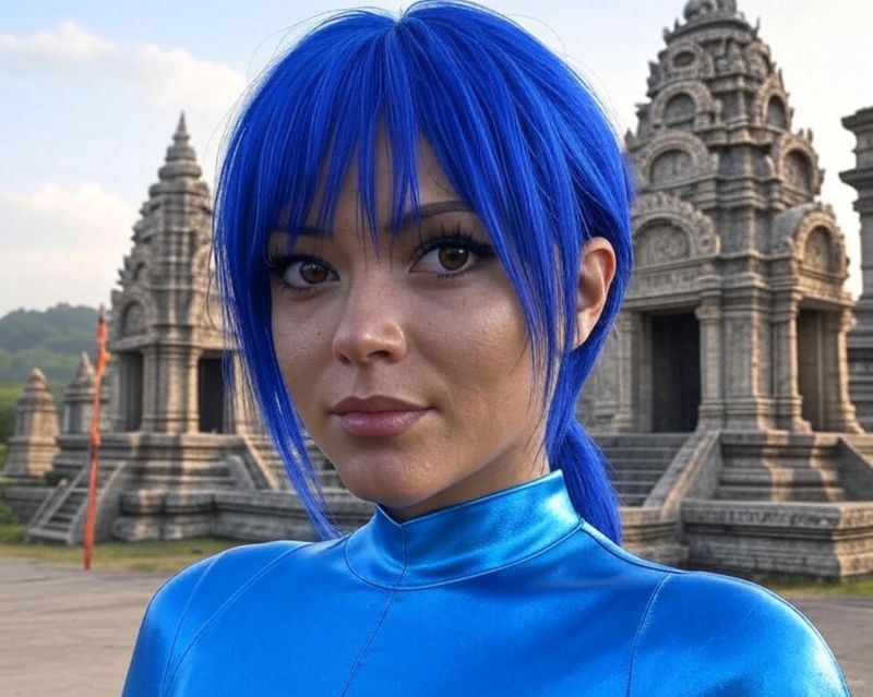 Electric Blue
AI upgrade of an older render
