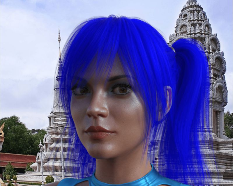 Electric Blue
The beauty of Angkor Wat 
