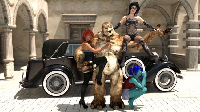 Maenads Promo
Dystopian Cybertechno Supergroup.
L-R: Maenad (bass & vocals), Freddie (drums and mayhem), Chaos (keyboards & vocals) and Stinger (they're not really sure what she does.)
