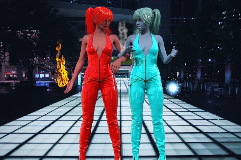 Fire and Ice
They've been posing too long...
