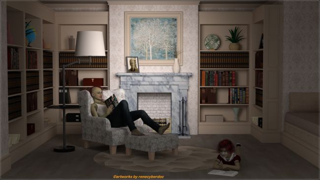 Home  - Library
a rare sight nowadays,people with real books.
Keywords: library,