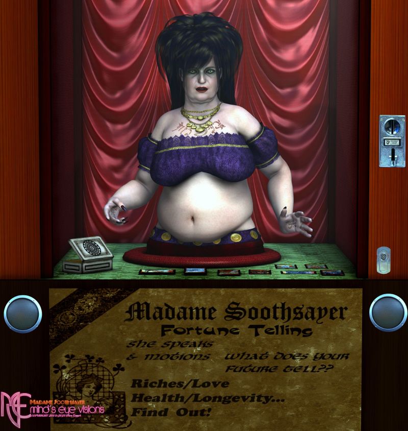 Madame Soothsayer (TGIF)
TGIF indeed. thanks for your visit today. 
