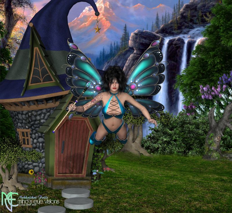 Nohkalikai Falls 
a happy anniversary image for utebigsmile and her husband Rene celebrating their 35th anniversary.
