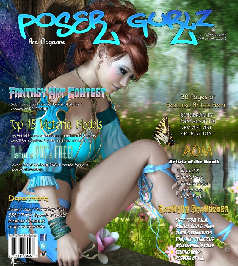 Poser Gurlz August 2023 - SAOTW winner 07/22/23
In your mailboxes and on newsstands today!
