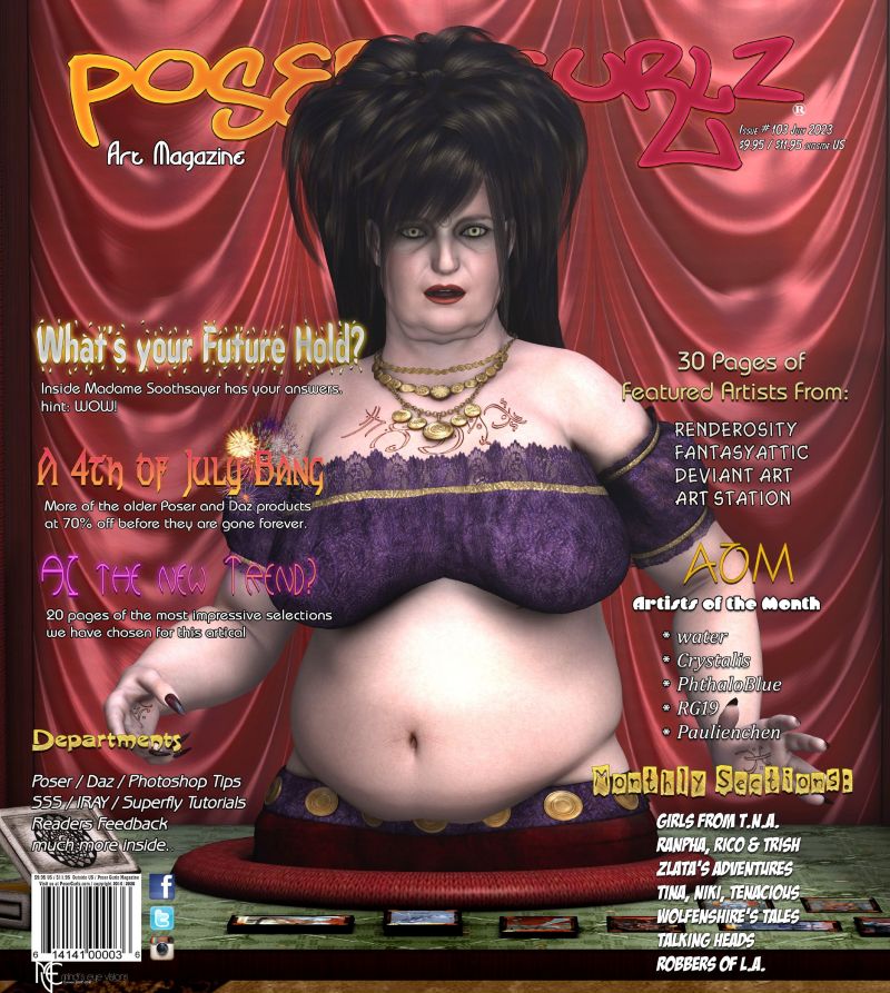 Poser Gurlz July 2023 - SAOTW winner 10/07/23
In your mailboxes and on newsstands today. 
