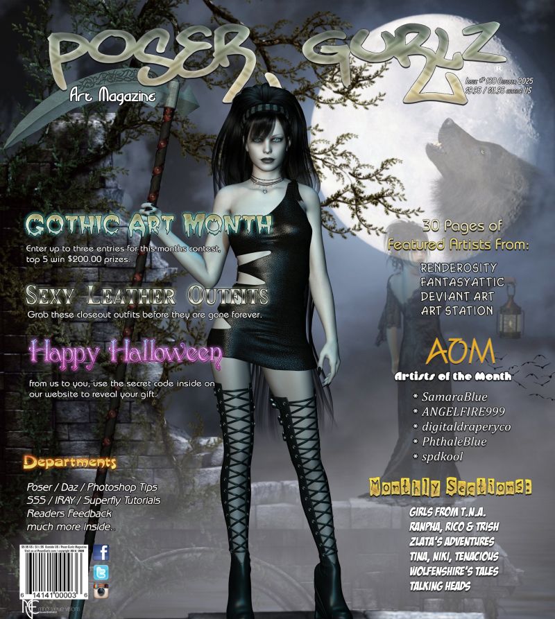 Poser Gurlz October 2025 (TGIF)
TGIF indeed. enjoy the weekend. in your mailboxes and on newsstands today.  thanks for your visit today. 
