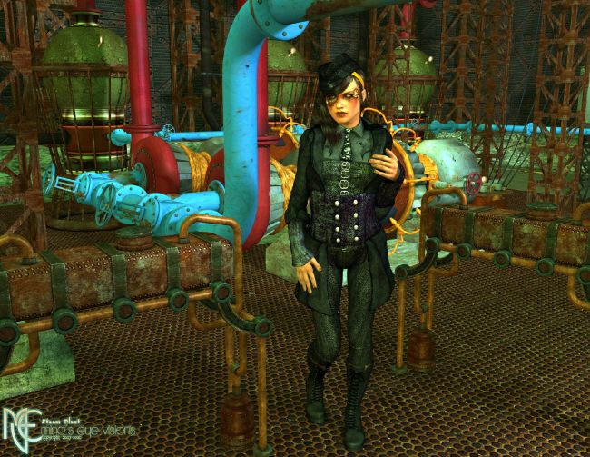 Steam Plant  
Steampunk Plant factory by Applejack as Aelin stated.  I think it was a choice of a prize? My brain is loosing memory.????
