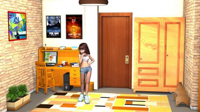 What to do
Chibibel in her room, deciding what to do.   Clothing is via XD4.  Shoes are her own.  Hair is Janna Hair for V4.  Background is a freebie room.
SAOTW ~ 04/17/21
Keywords: SAOTW ~ 04/17/21