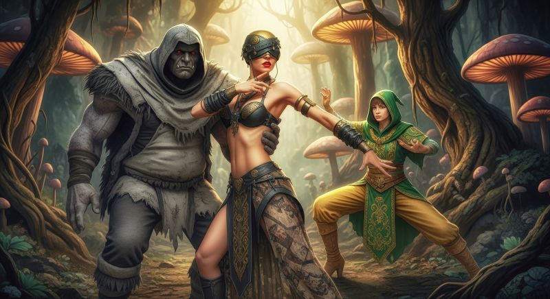 In the Magical Forrest
I dusted off the old Arkana figure.
Keywords: Alan,Alan_Hauge,fantasy,magical,forest,