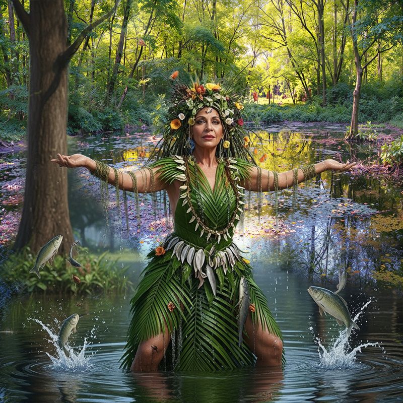 Lady of The Lake, from The Tales of Spring
On his trips, Spring passes by the magical lake and is welcomed by the Lady of the Lake.
Keywords: Alan,Alan_Hauge,fantasy,sci-fi,spring,