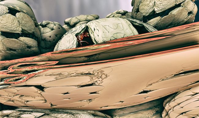 The Caves
Keywords: Alan SciFi Fantasy Space Caves Beast