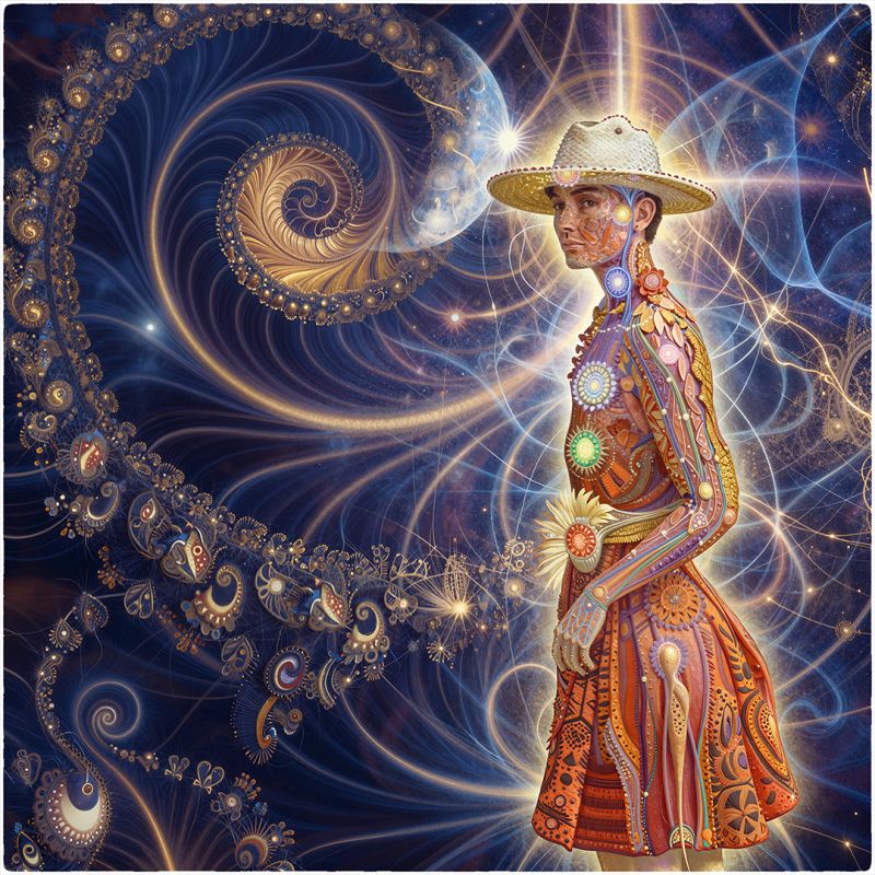 Tribute to Alex Grey - SAOTW winner 02/21/26
Keywords: Alan,Alan_Hauge,fantasy,sci-fi,tribute,fractals,