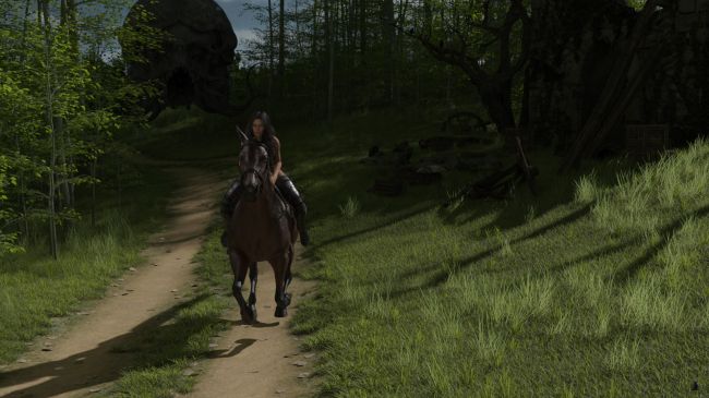 What Follows - FA winner 01/23/21
The Thing burst from the trees onto the road.  

Alys urged her horse faster.
Keywords: fantasy female Horse sunset