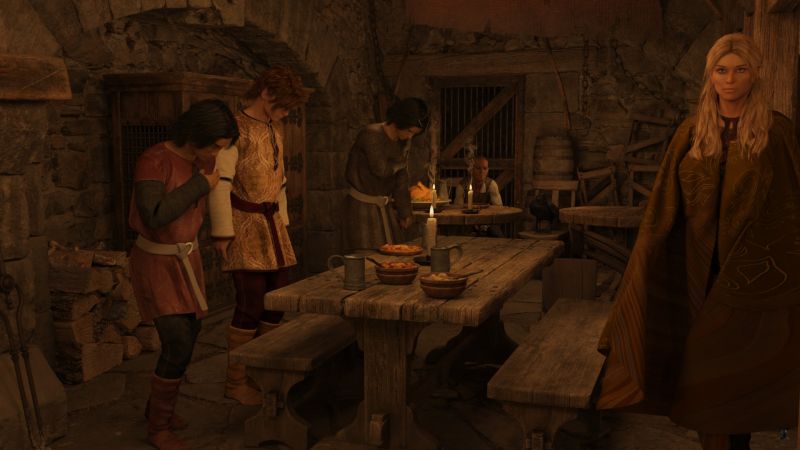 Into the Dining Room
As Ryanne entered the dining room, the three guardsmen with whom Alys had "wrestled" surged to their feet, heads bowed.

They murmured, "My Lady."

At the rear of the dining room at a small table with a whole chicken completely untouched and with an empty plate before him sat a cadaverous man who did not rise but stared after Ryanne.  A huge raven stood on a stool at the table, also following Ryanne's every movement.

The other two women followed closely behind, still wondering at the reactions that Ryanne had provoked.

Next image is [url=https://www.thefantasiesattic.net/attic/cpg/displayimage.php?pid=42531]here.[/url] Previous image is [url=https://www.thefantasiesattic.net/attic/cpg/displayimage.php?pid=42529]there.[/url]

Story starts at [url=https://www.thefantasiesattic.net/attic/cpg/displayimage.php?pid=42512]this image.[/url]
