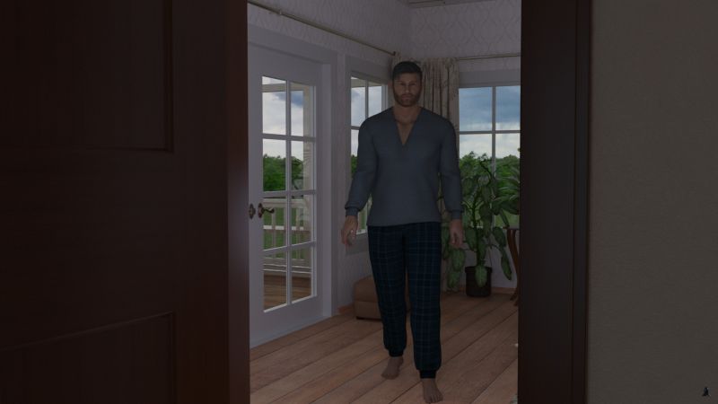 Awake
Mike was not sure whether he had not dreamed the knocking.  All was as quiet as it usually was on a Sunday morning.

He got out bed, opened the curtains, tugged the spread back into place and started for the downstairs. 

Just as he reached the door to his bedroom, the knocking started again.

Next image is [url=https://www.thefantasiesattic.net/attic/cpg/displayimage.php?pid=44954]here.[/url] Previous image is [url=https://www.thefantasiesattic.net/attic/cpg/displayimage.php?pid=44947]there.[/url]

Story starts at [url=https://www.thefantasiesattic.net/attic/cpg/displayimage.php?pid=44947]this image.[/url]
