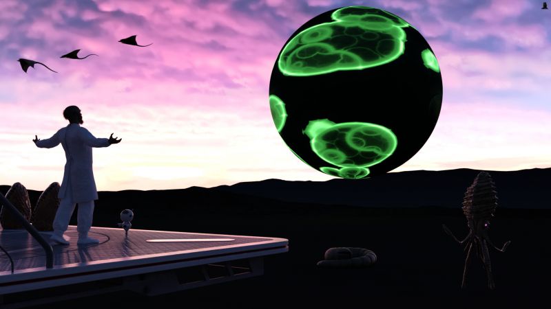 Behold My Wonderous Creation! - AC winner 09/10/22
A.J.S. Johnson stood on the platform with his arms spread wide, facing the huge pulsing sphere.

"Behold my wondrous creation, CLR-16!  Is it not beyond marvelous?" he said with joy in his voice.

"Yes, sir.  It is, indeed.  But  ... what does it do?"
