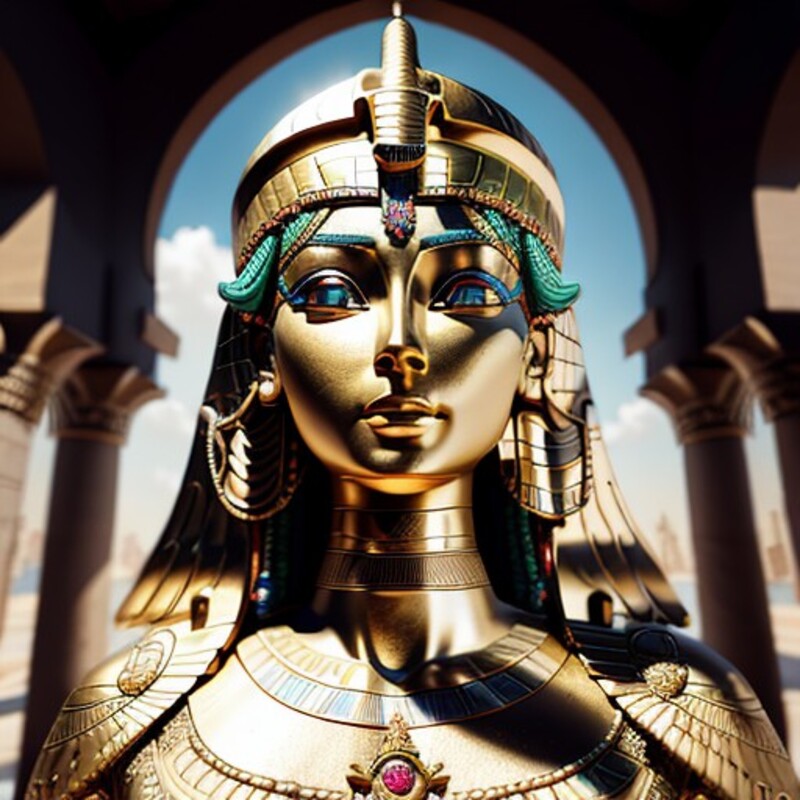 Egyptian statue
