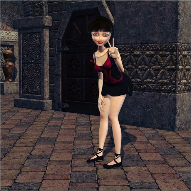 If Lara Croft was a toon
