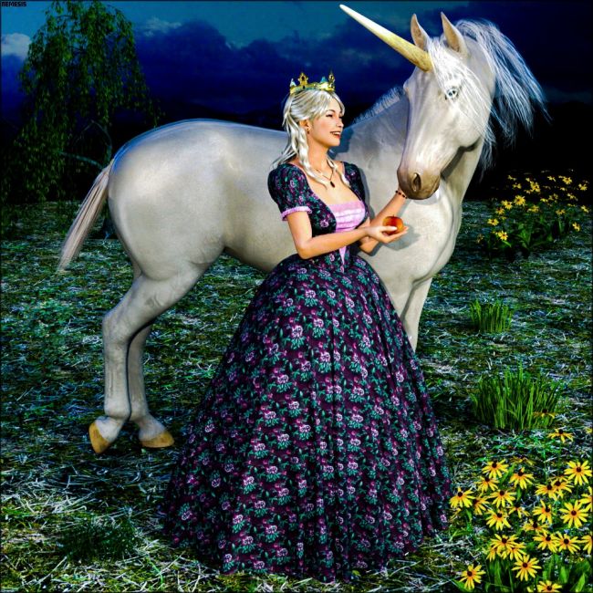 The princess and the unicorn
Keywords: unicorn