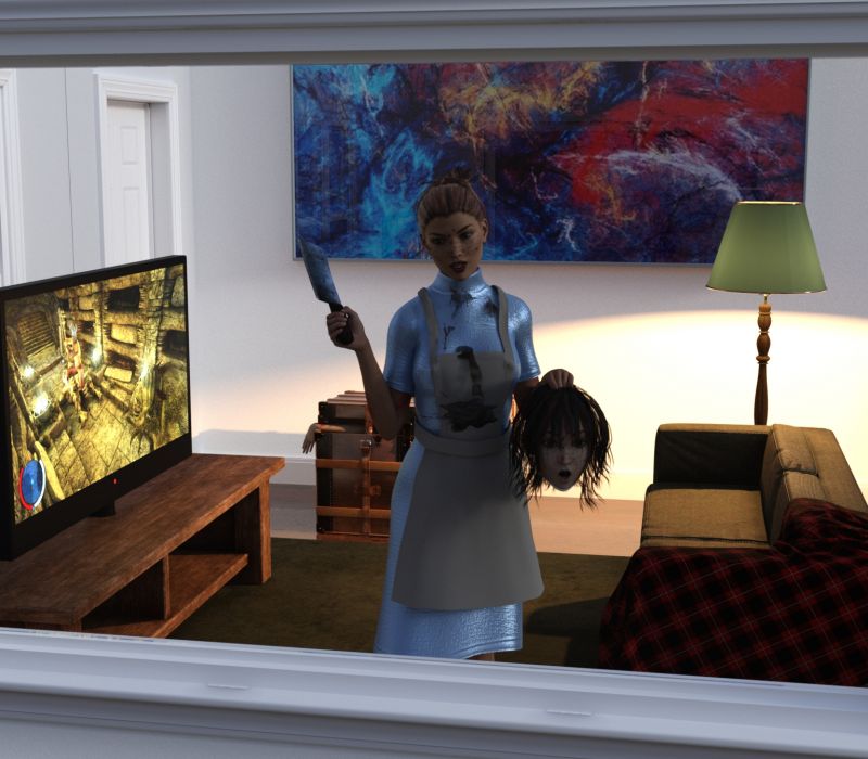 A Beautiful Night
Those thunder heads look promising. It's time to get the rest of you in the trunk and head for the lab. Will get you stitched back together and then see if we can understand uncle Victors notes to spark some life into you.
So how does that sound sis.
