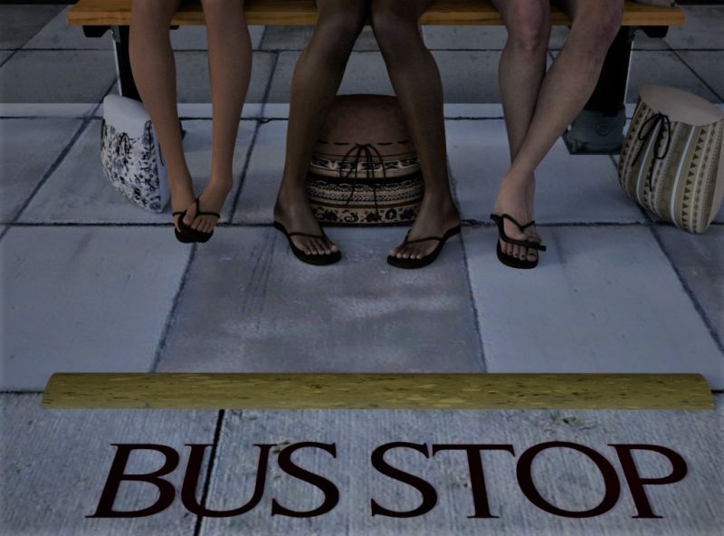 Bus Stop
In College Town USA there are two roads one to mall and one to the beach.
