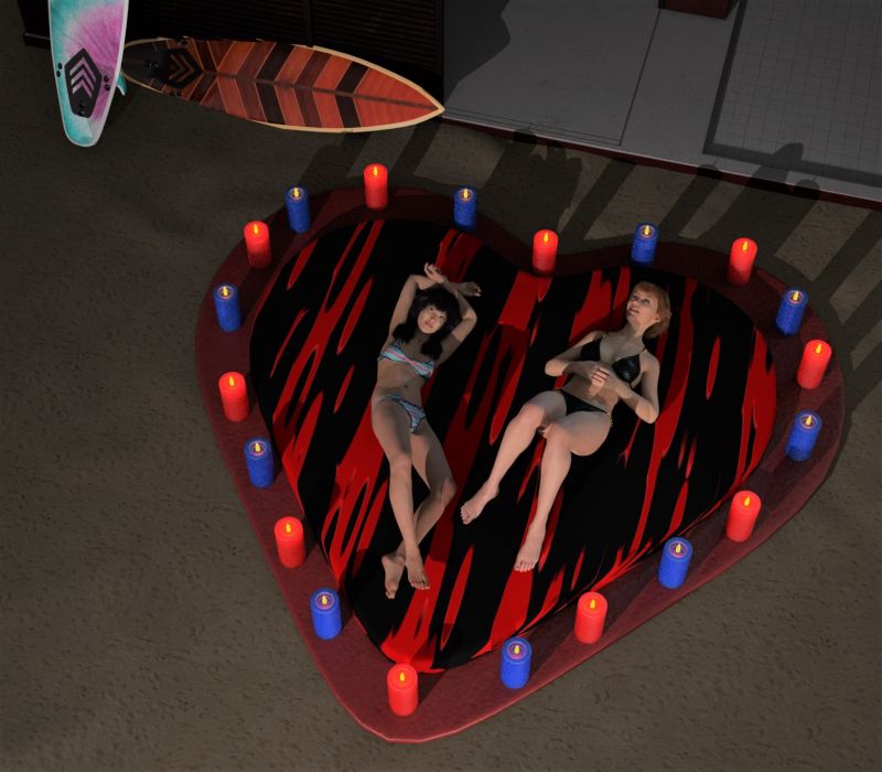 Spring Break
The two roommates are at the beach house for spring break. They spent the day partying and catching a few waves. That night they spread their very large blanket on the sand, lit some candles and lay looking up at the stars. As astrophysicist majors they enjoyed looking up every chance they got. One girl rolled to her side and spoke to the other.

Now remember tonight I get my way, OK.
Gee I don't know if it's such a good idea to make that call now.
Common now you promised and I said you could go first last time.
But nothing happened last time.
It will tonight, I'm having one of those feelings.
Oh OK, if the aliens show up tonight you can have first contact.
Yea! Thanks roomy. Oh no, what if they are all girl aliens.
Then you can most definitely have first contact.

I Did mention they where astrophysicist majors?
